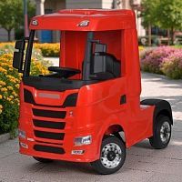 Фото анонса детский электромобиль грузовик m 6062 eblr-3, scania: 7 км/ч, 2.4g, 140w, eva, 2x12v7ah - красный от интернет магазина Raspashonka.ua