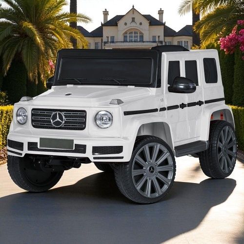 Детский электромобиль джип М 5803 EBLR-1 MERCEDES белый фото 2 Детский электромобиль джип М 5803 EBLR-1 MERCEDES белый фото 2