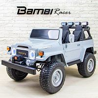 Фото анонса детский электромобиль m 4968 eblr-11(24v) toyota land cruiser: 24v, 320w, 10км/ч - серый от интернет магазина Raspashonka.ua