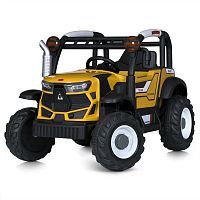 детский трактор m 5073 eblr-6, bambi racer: пульт 2.4g, моторы 50w, 6 км/ч, 12v 10а - желтый - Raspashonka.ua