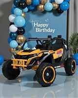 Детский электромобиль джип M 6149 EBLR-6 BAMBI RACER желтый