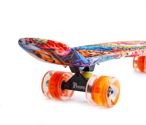 Картинка товара Penny Board Nickel 27" "Graffity" - Светящиеся колёса! (1669939148) на Raspashonka.ua фото 5