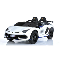 Фото анонса детский электромобиль m 6026 eblr-1(24v), lamborghini aventador sv: 2х местный, 9км/ч, 180w, usb/sd - белый от интернет магазина Raspashonka.ua