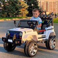 Детский электромобиль Jeep M 3237 EBLR-1