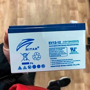Тяговый аккумулятор RITAR EV12-12,12V 12Ah, F2 ( Д151 х Ш98 х В103), Q4 (код 26381)