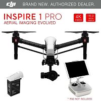 Фото анонса квадрокоптер dji inspire 1 pro: камера 16 мpx, gps, 65 км/ч, пульт 2.4g от интернет магазина Raspashonka.ua
