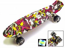 Фото анонса penny board 22" "deck" - светящиеся колёса! (64017368) от интернет магазина Raspashonka.ua