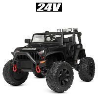 Детский электромобиль джип M 4553 EBLR-2(24V) BUGGY черный