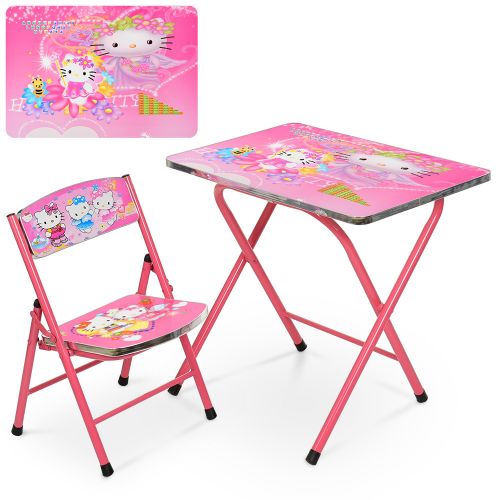 Картинка товара Детский столик складной Bambi  "Hello Kitty" A19-HK: РОЗОВЫЙ на Raspashonka.ua фото 2