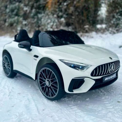 Детский электромобиль M 5098 EBLR-1 MERCEDES белый  фото 3