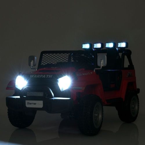 Картинка товара Детский электромобиль M 6108 EBLR-1(24V) BAMBI RACER: двухместный, 24V 7A, 4x90W, кожа - БЕЛЫЙ на Raspashonka.ua фото 4