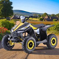 под заказ! детский электрический квадроцикл highper pa.atv-11e.zol: 1000w, 48v, 35км/ч - желтый - Raspashonka.ua