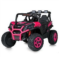 детский электромобиль джип m 5724 eblr-8, bambi racer: двухместный, 180w, 8 км/ч, 12v 10а - розовый - Raspashonka.ua