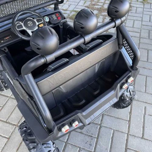 Картинка товара Детский электромобиль Mercedes Unimog: 4х35W, 2.4G, EVA, кожа, ЧЕРНЫЙ (PA.JL199.CZ) на Raspashonka.ua фото 6