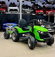 детский трактор на аккумуляторе m 5111 eblr-5, bambi racer: пульт, 12v 9a, 4wd - зеленый - Raspashonka.ua