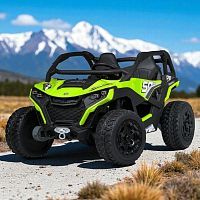детский электромобиль багги m 6075 eblr-5(24v) bambi racer: 4*75w, 8 км/ч, 24v 7а - зеленый - Raspashonka.ua