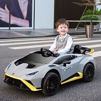Детский электромобиль M 5034EBLR-11 LAMBORGHINI серый 