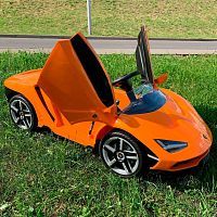 Детский электромобиль M 4319 EBLR-7 LAMBORGHINI оранжевый 