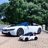 Детский электромобиль JE 1001 EBLR-1 BMW белый 