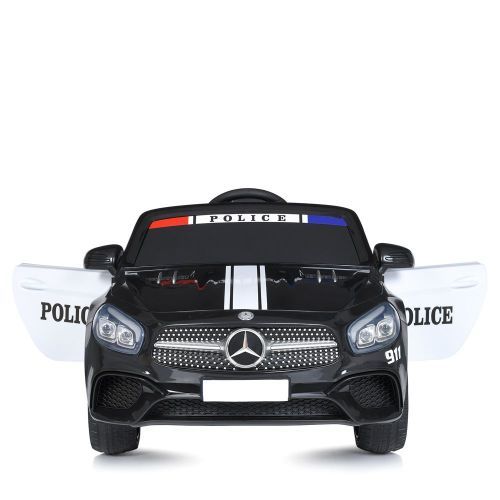 Картинка товара Детский электромобиль M 4866 EBLR-2-1 POLICE MERCEDES SL500 - ЧЕРНО-БЕЛЫЙ на Raspashonka.ua фото 6