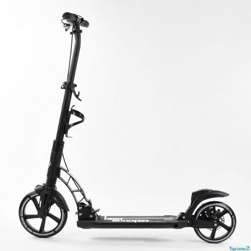 Картинка товара Самокат Best Scooter 92228 (2) колеса PU, переднее колесо 230 мм, заднее 200 мм , 2 амортизатора, ЧЁРНЫЙ на Raspashonka.ua фото 6