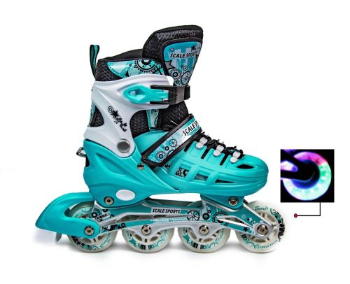 Картинка товара Ролики Scale Sports LF 905 Mint(29-33) на Raspashonka.ua фото 3