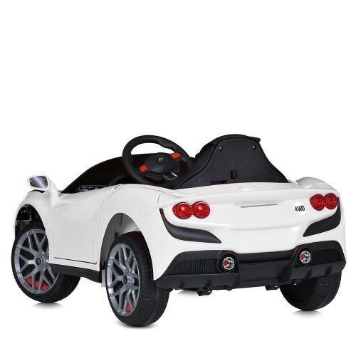 Детский электромобиль M 5859 EBLR-1 LAMBORGHINI белый  фото 5