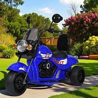 Фото анонса детский мотоцикл m 5739 el-4, bambi racer: 12v 7-9a, 70w, 7км/ч, eva, кожа - синий от интернет магазина Raspashonka.ua