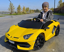Детский электромобиль  M 4787 EBLR-6 LAMBORGHINI желтый 
