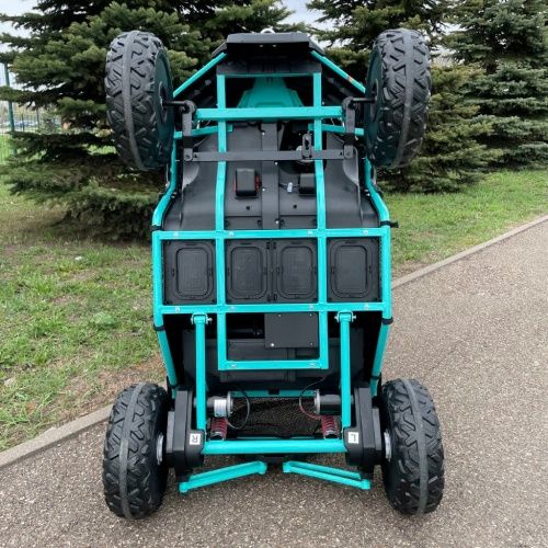Картинка товара Детский электромобиль Buggy TY 608С 4WD:  двухместный, 12V 10A, 180W, 8км/ч - БИРЮЗОВЫЙ на Raspashonka.ua фото 6
