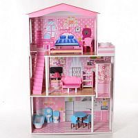 Фото анонса деревянная игрушка  кукольный домик md 2413 от интернет магазина Raspashonka.ua