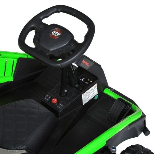 Дитячий електромобіль джип M 5765 EBLR-5 BAMBI RACER зелений фото 7
