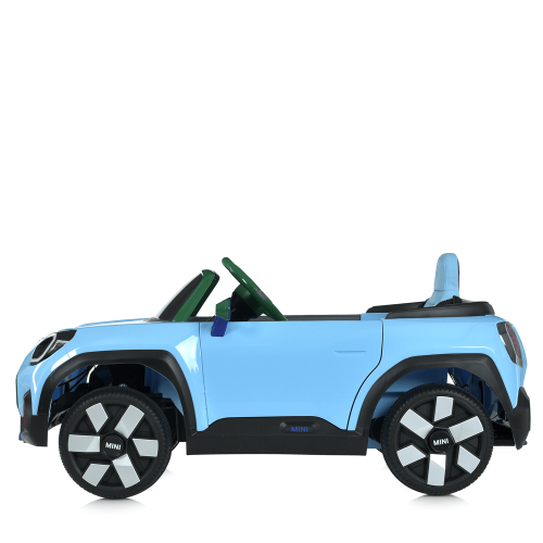 Картинка товара Детский электромобиль JE 1688 EBLR-4(24V) MINICOOPER: 140W, 5км/час, 24V5AH, USB/SD - ГОЛУБОЙ на Raspashonka.ua фото 4