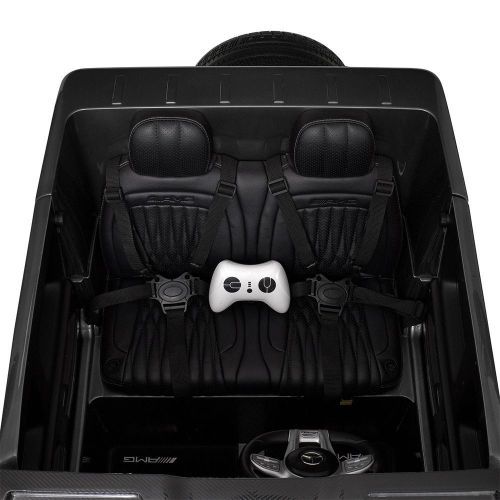 Детский электромобиль джип M 5880 EBLRS-11 MERCEDES серый металлик фото 4