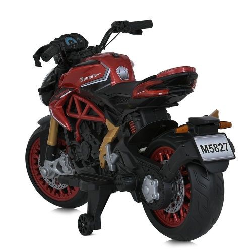 Картинка товара Детский мотоцикл M 5827 EL-3, Bambi Racer: 12V 12A, 90W, 7км/ч, EVA, кожа - КРАСНЫЙ на Raspashonka.ua фото 7
