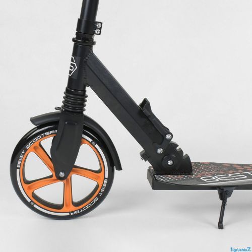 Картинка товара Самокат Best Scooter 34750 (2) переднее 22 см, заднее - 20 см, 1 амортизатор, колеса PU, ЧЁРНЫЙ на Raspashonka.ua фото 5
