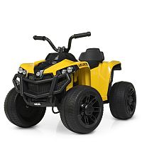 детский квадроцикл m 4229 ebr-6: 4 км/ч, 45w, 12v7ah, eva - желтый - Raspashonka.ua