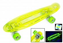 Фото анонса penny board "led": желтый (769663037) от интернет магазина Raspashonka.ua