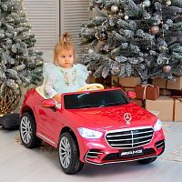 Фото анонса детский электромобиль m 6020 eblrs-8, mercedes-benz s600: пульт 2,4g, 140w, 8 км/ч, 12v 10а - розовый лак от интернет магазина Raspashonka.ua