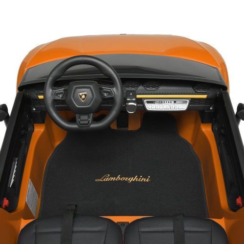 Детский электромобиль M 5020 EBLR-7(24V) LAMBORGHINI оранжевый  фото 5