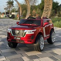 Фото анонса уценка! детский электромобиль m 4837 eblrs-3, nissan patrol: 2.4g, 100w, 4x4, eva, кожа - бордо от интернет магазина Raspashonka.ua