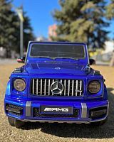 Фото анонса детский электромобиль mercedes g63 m 4180 eblrs-4: 2x45w, 2.4g, eva, 7 км/ч, кожа-синий (pa.bbh-0003.exl.nie) от интернет магазина Raspashonka.ua