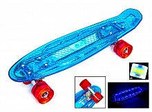 Фото анонса penny board "led": синий (421494152) от интернет магазина Raspashonka.ua