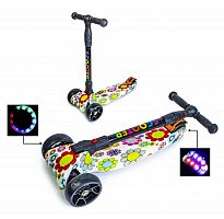 Фото анонса самокат smart "flowers" (371297131) складная ручка! от интернет магазина Raspashonka.ua