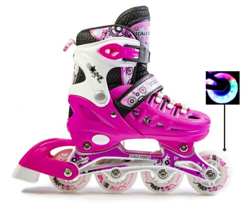 Картинка товара Ролики Scale Sports LF 905 Pink (29-33) (Код: 1516215648) на Raspashonka.ua фото 3