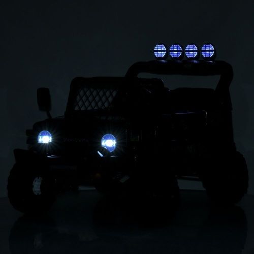 Дитячий електромобіль джип 2566 AEBLR-18(24V) TOYOTA бежевий камуфляж фото 8