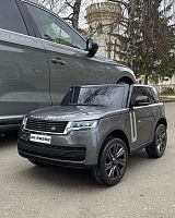 Фото анонса детский электромобиль m 5055 eblrs-11, range rover  4x35w, 2.4g, eva, 12v14ah, кожа - серый лак от интернет магазина Raspashonka.ua