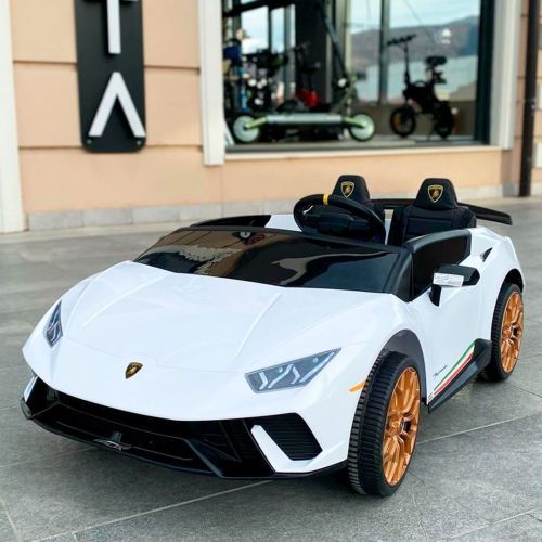 Детский электромобиль M 5020 EBLR-1(24V) LAMBORGHINI белый  фото 2