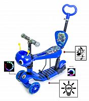 Фото анонса самокат 5in1 "пчелка" герои blue со светом и музыкой! (1348559461) от интернет магазина Raspashonka.ua