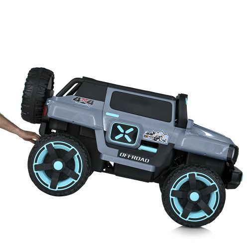 Детский электромобиль джип M 5833EBLR-1 BAMBI RACER черный фото 3